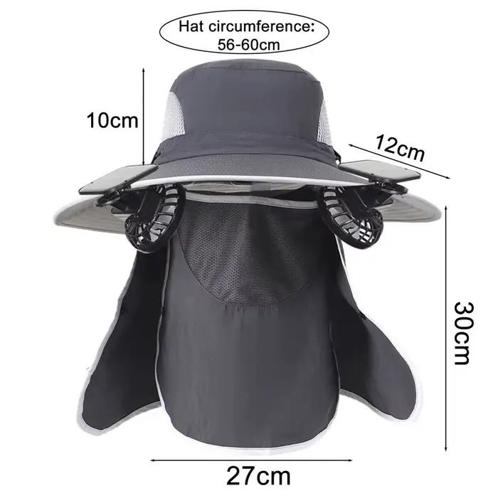 Chapeau de ventilateur solaire