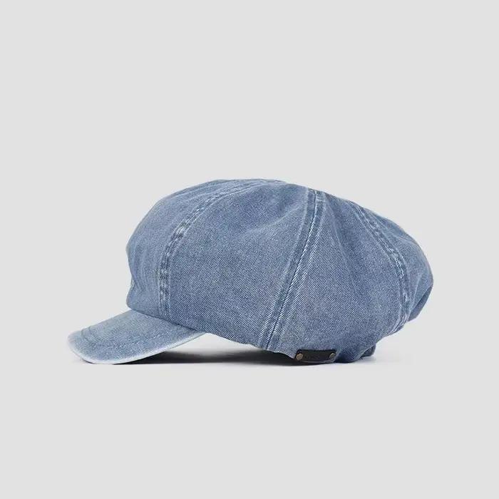 Béret en coton et Denim pour hommes et femmes