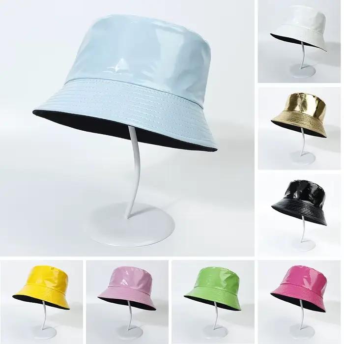 Chapeau seau Hip-Hop brillant pour femmes et hommes