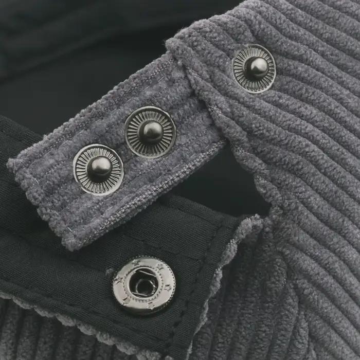Casquette de Peintre à Visière en Velours Côtelé pour Homme