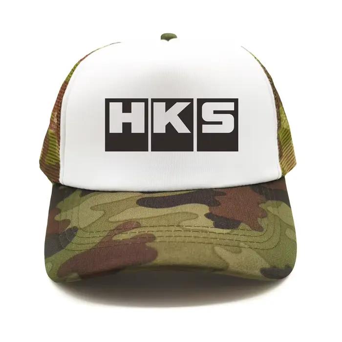 Casquette de camionneur HKS Logo multicolore pour hommes et femmes, casquette de baseball sportive multifonctionnelle pour adultes, ajustement réglable, style décontracté, protection solaire tout au long de l'année