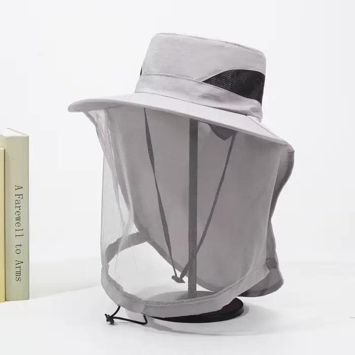 Chapeau anti-moustiques d'extérieur pour hommes et femmes