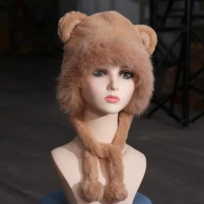 Chapeau d'oreille ours mignon coréen
