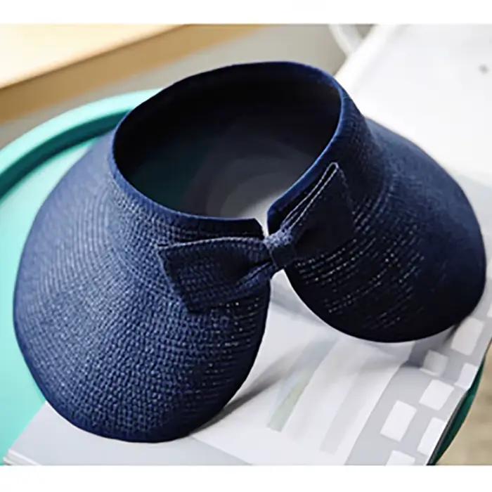 LaMaxPa nouvelles femmes été visières chapeau pliable