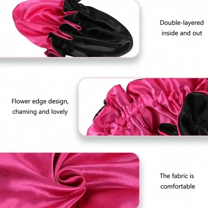 Chapeau en Satin bicolore