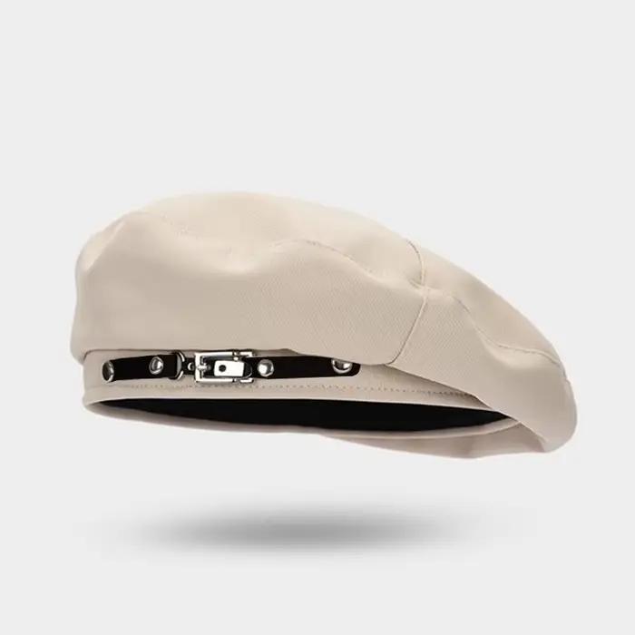 Casquette béret chic d'inspiration vintage pour femme – Coton léger