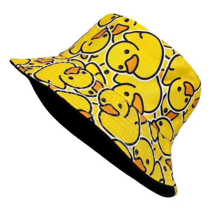 Chapeau bob décontracté à imprimé canard tendance