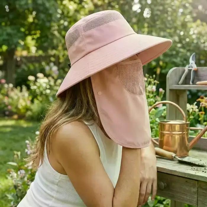 Chapeau de soleil à large bord pour femmes