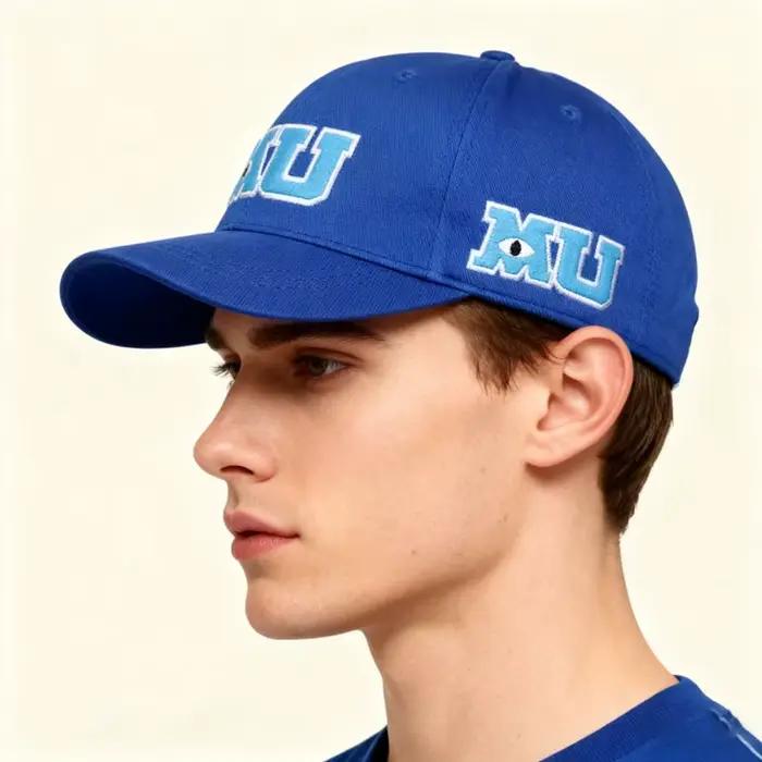 Casquette de Baseball brodée avec lettres Mike Wazowski MU de l'université des monstres
