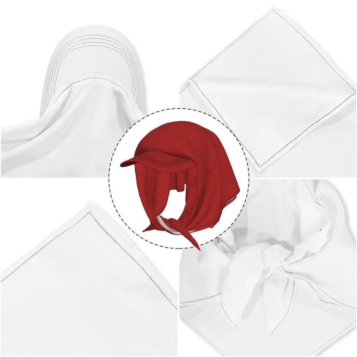 Élégant chapeau-écharpe pour femme