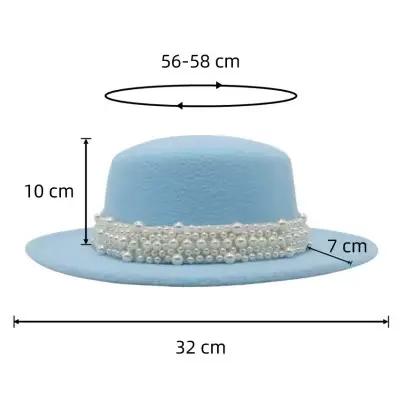 Chapeau Fedora rétro français pour femmes