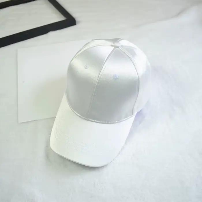 Casquette de Baseball en Satin pour Femme et Homme