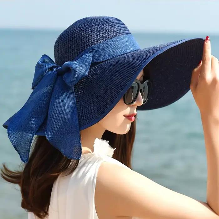 Chapeau de Paille à Grand Bord pour Femme