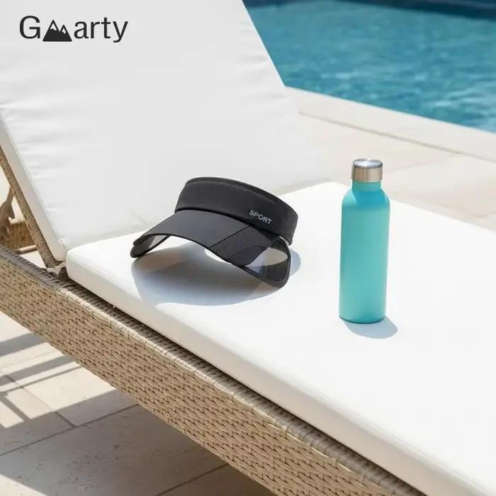 Chapeau de sport d'été pour femme chapeau de soleil à large bord rétractable réglable protection UPF50 pour randonnée voyage décontracté blanc bleu gris kaki rouge noir