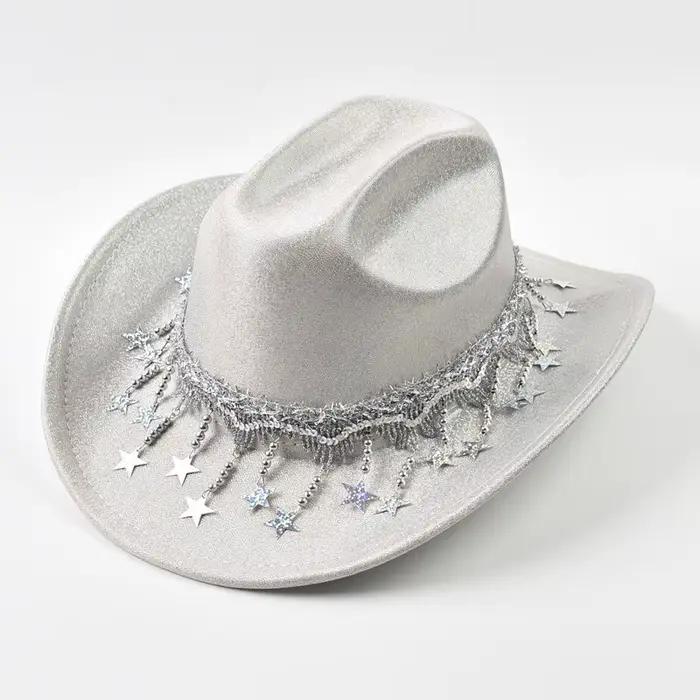 Chapeau Fedora à paillettes pour femmes