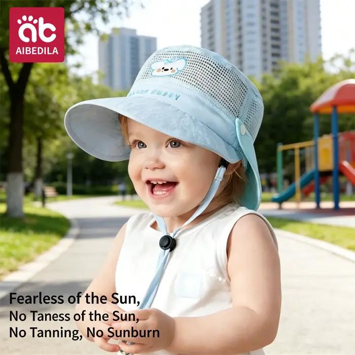 Chapeau de soleil UPF50+ pour enfants, coton, streetwear, ajustable, protection solaire, plage, jeux, occasions spéciales