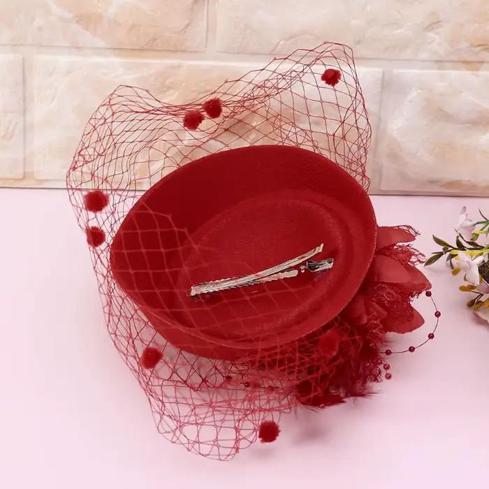 Fascinator-Chapeau de mariage perlé