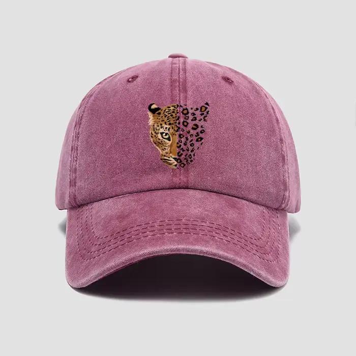 Casquette de baseball unisexe à imprimé léopard pour hommes et femmes, look sportif, confort réglable, adapté aux quatre saisons, idéal pour les sorties et les activités sportives