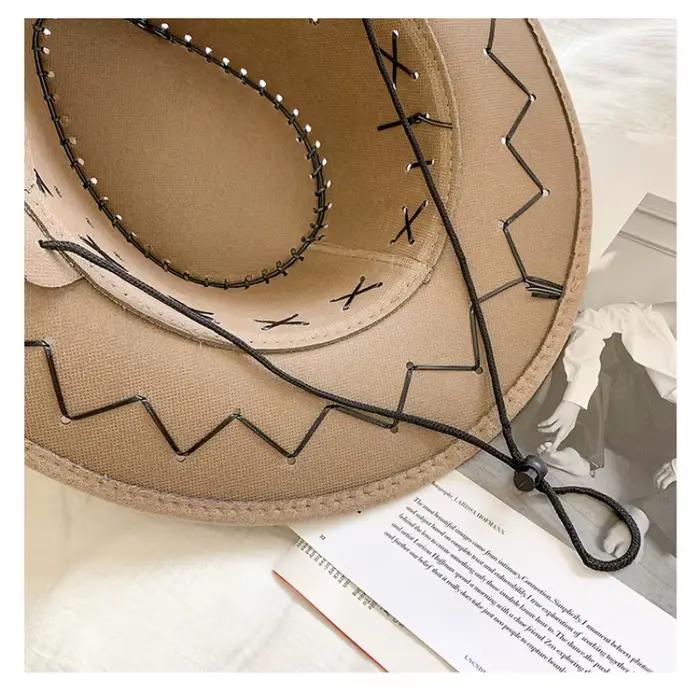 Mn Sunshade-Chapeau de cowboy vintage