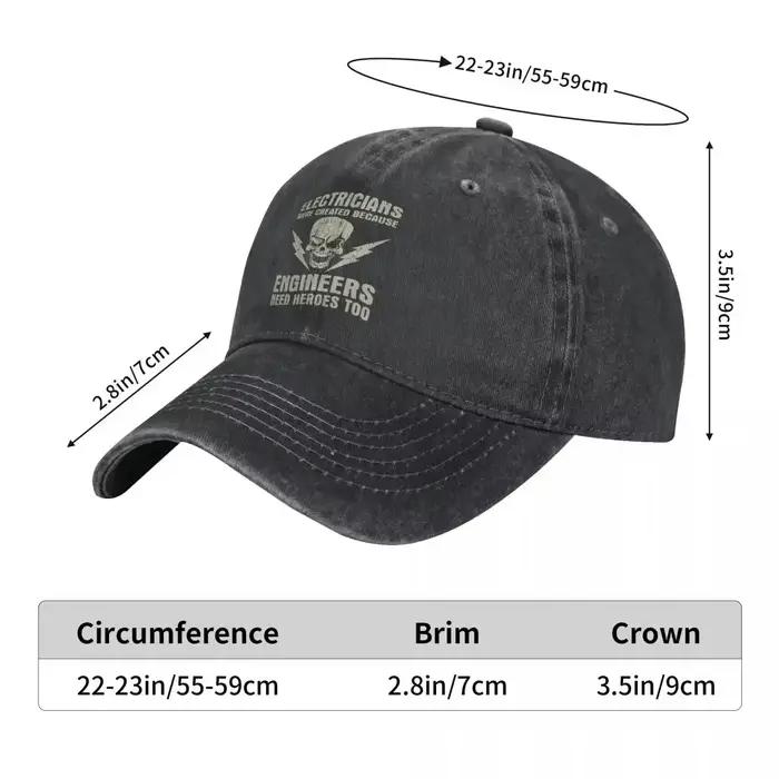 Casquettes de Baseball unisexes en coton vieilli