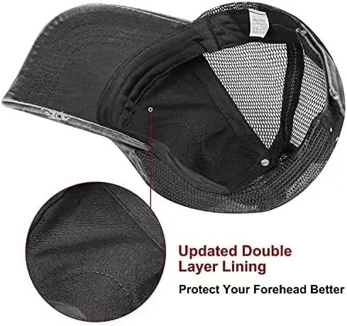 Chapeau croisé délavé, casquette de Baseball en détresse
