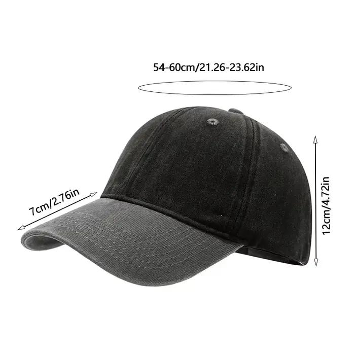 Casquette de Baseball délavée Vintage pour hommes et femmes