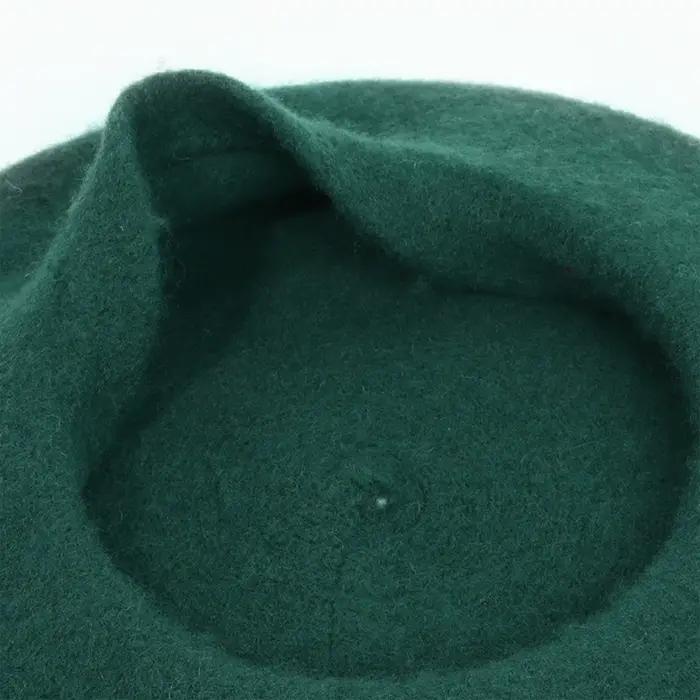 Enfant bébé béret chapeau pour filles garçons Vintage laine décontracté couleur unie enfants chaud chapeaux infantile