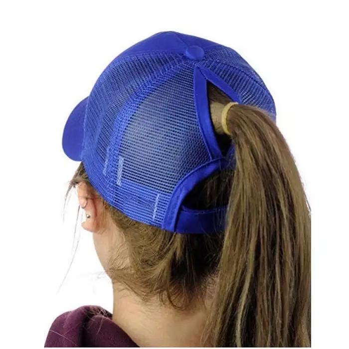 Casquette de baseball queue de cheval pour femmes et filles