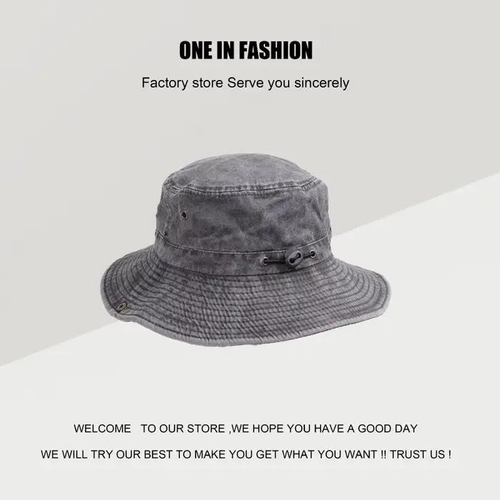 Chapeaux seau à cordon de serrage