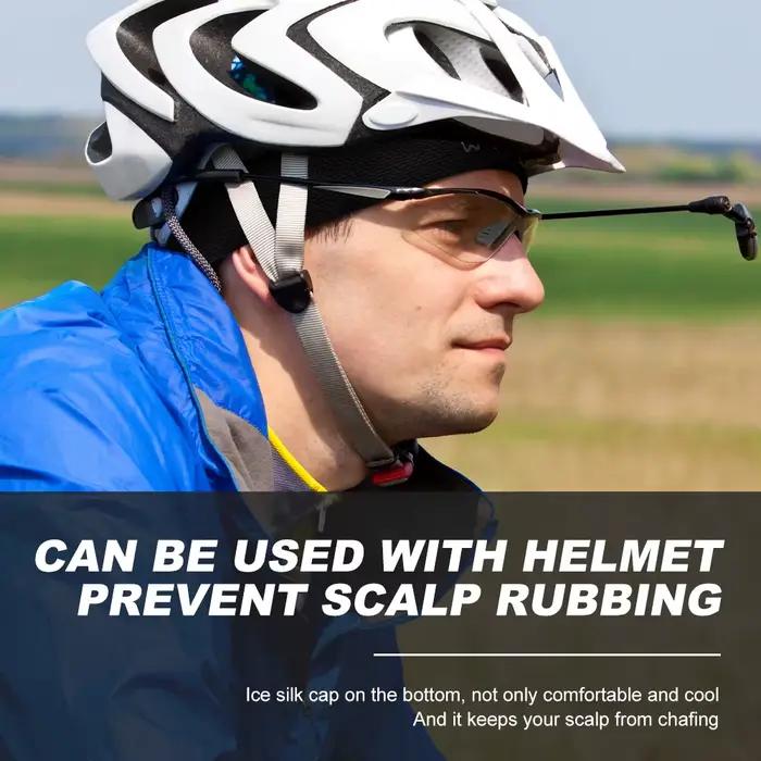 Casquette de cyclisme respirante évacuant l'humidité