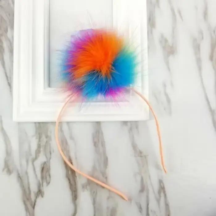 Cool femmes fille adulte Pompon boule bandeau