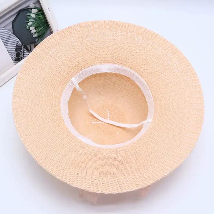 Chapeau de paille d'été Boho pour femmes