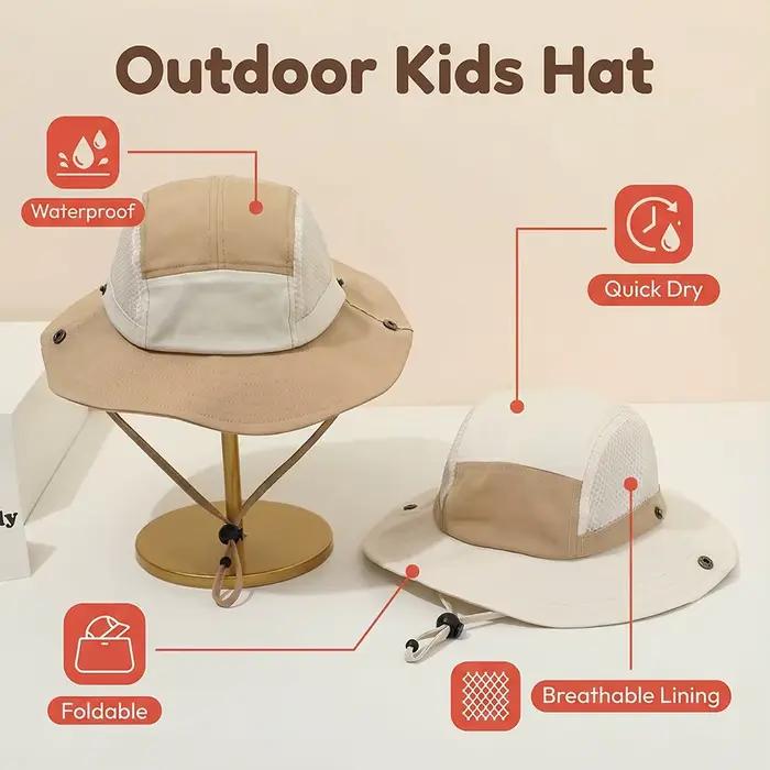 Chapeau de randonnée pour enfants de 3 à 10 ans
