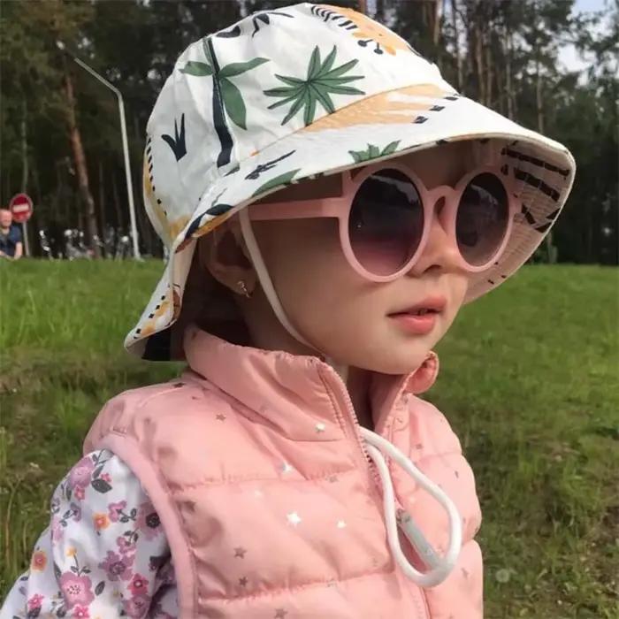 Été Panama bébé filles chapeau automne dessin animé garçons pêcheur