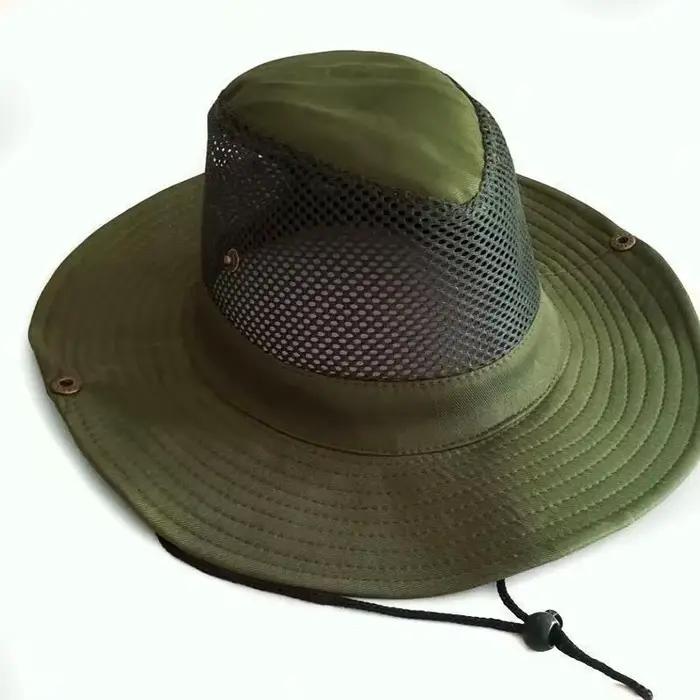 Chapeau de soleil pour homme à large bord