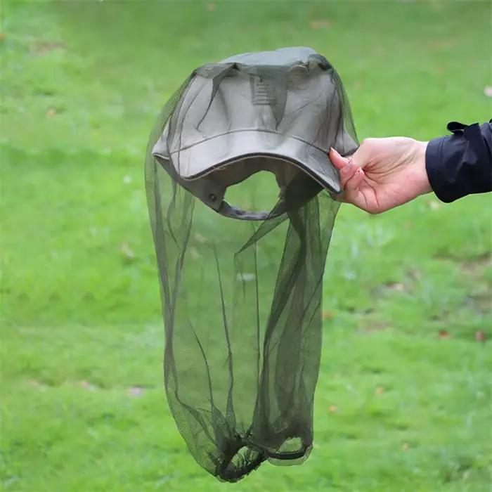 Chapeau de pêche anti-moustiques