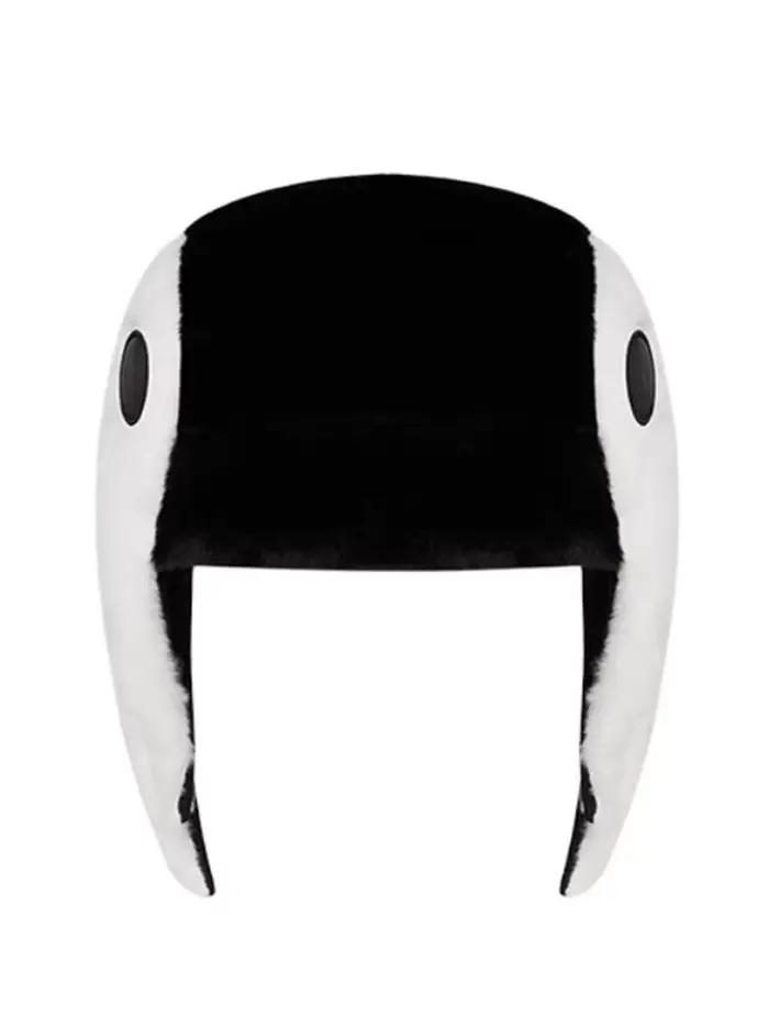 Ushanka blanche pour femme chapeau en peluche mignon chat Daijin et vingt autres chats chapeau de protection des oreilles de lapin hiver tricoté à la main occassions extérieures et intérieures