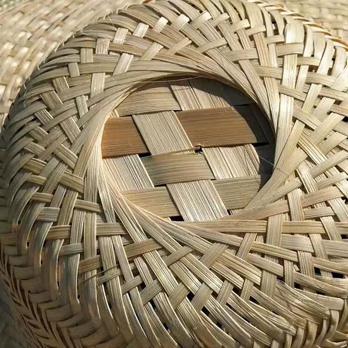 Chapeau d'été en polyester tissé en bambou pour protection solaire et activités de plein air pour hommes et femmes occasions spéciales