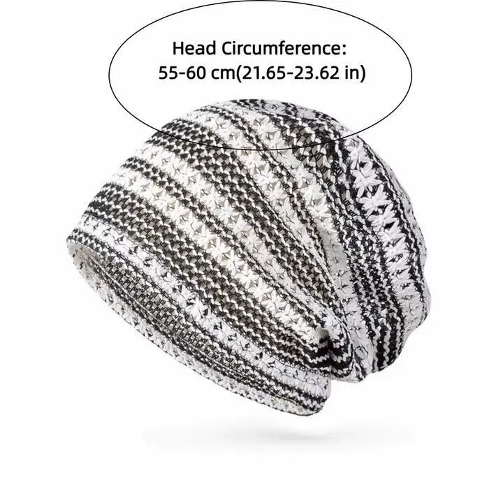 Chapeau en dentelle respirant à rayures douces en polyester pour femmes, style décontracté et tendance, multifonction, ajustement élastique, quatre saisons