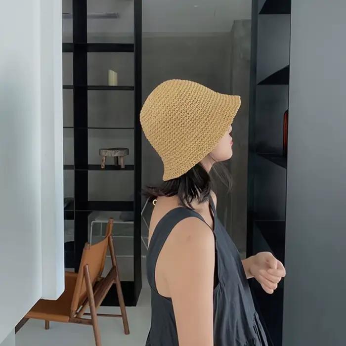 Chapeau de plage décontracté pour femme