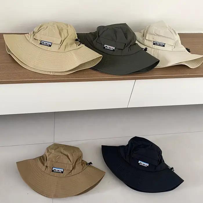 Chapeau de pêcheur imperméable à large bord