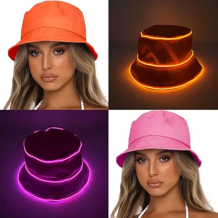 Casquette de plage lumineuse style document solide pour homme
