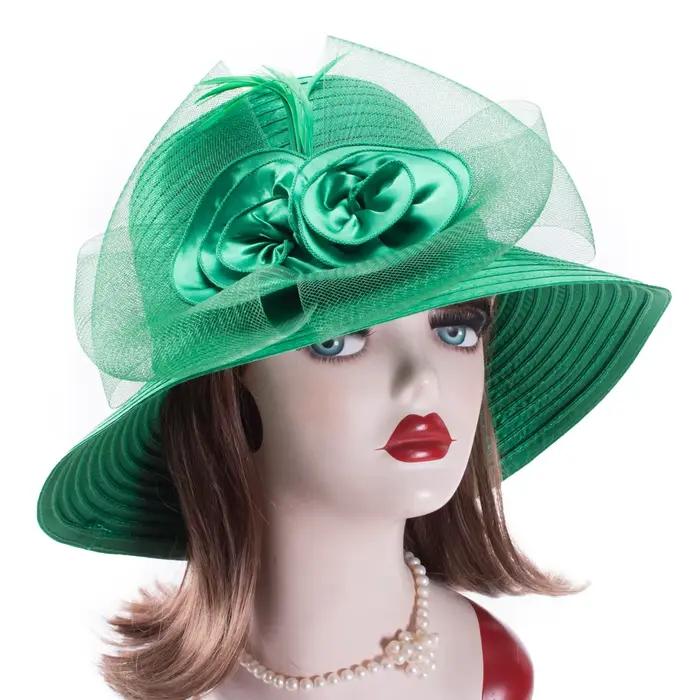 Lawliet-Chapeaux d'été à large bord pour femmes