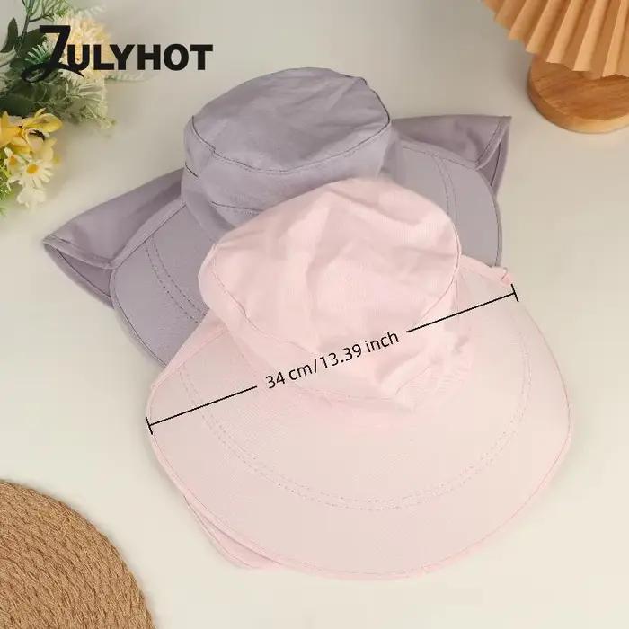 Chapeau de pêcheur réglable large bord protection UV fleuri polyester pour femmes randonnée pêche extérieur soleil