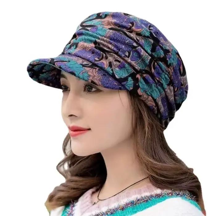 Femmes visière chapeau bonnet casquettes à bords courts