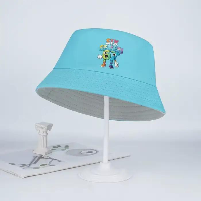 Chapeau de pêcheur respirant pour enfants aux motifs de dessins animés, chapeau de soleil réglable pour garçons et filles, accessoire de mode pour sorties et plage