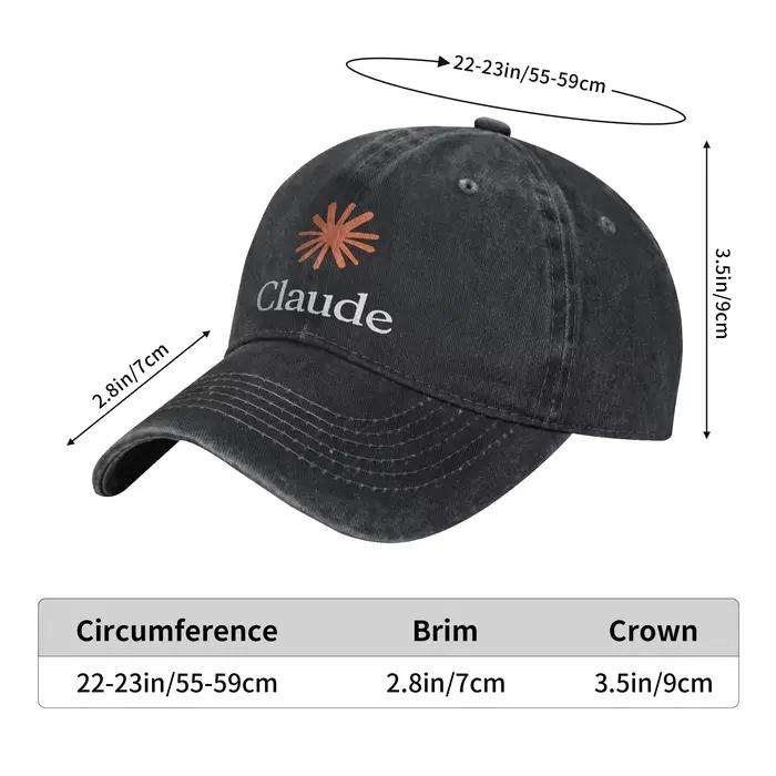 Casquette de baseball décontractée Anthropic Claude