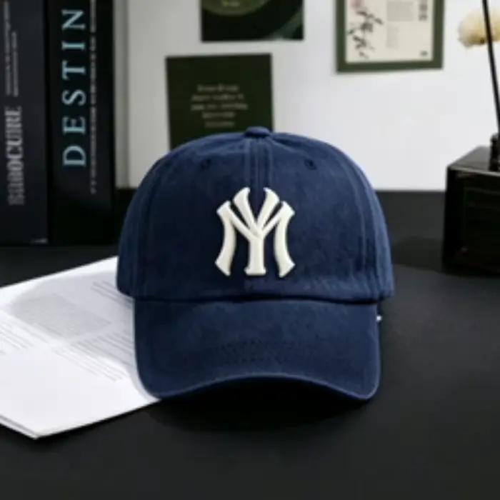 Casquette de baseball en coton lavé pour homme et femme
