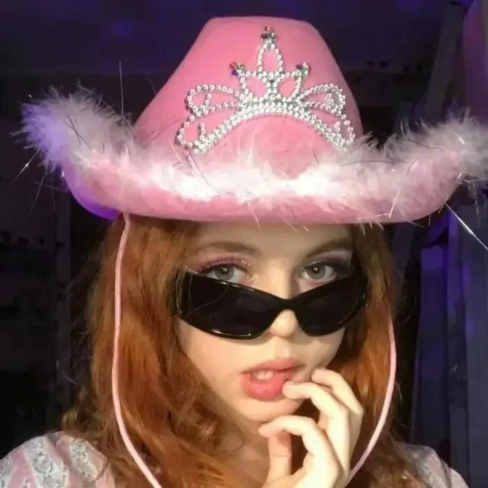 Chapeaux de cow-boy occidentaux à la mode pour femmes et filles