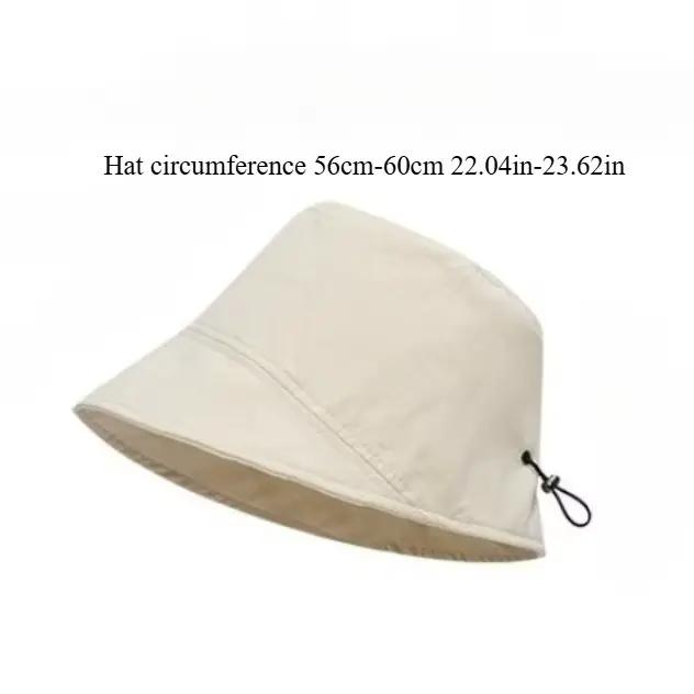 Chapeau pliable à large bord pour femme